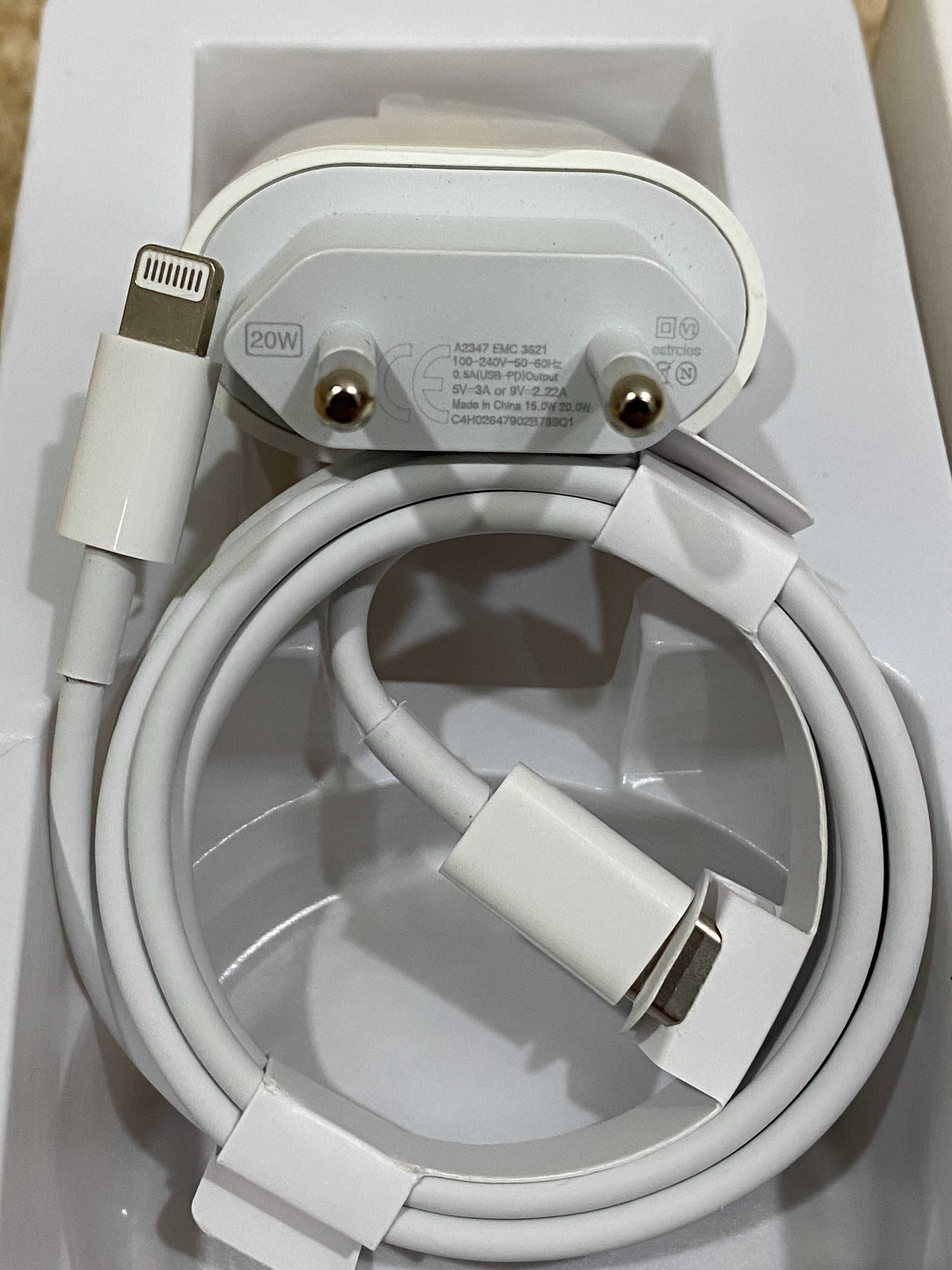 Комплект швидкої зарядки iPhone 20 W USB-C + Кабель USB-C to Lightning