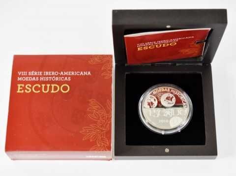 Moeda 10 € Prata Proof Moedas Históricas - Escudo 2010