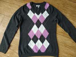 Sweter w romby r.xs