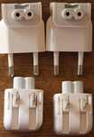 Вилки для блока живлення Apple Адаптер перехідник EU Plug для зарядки.