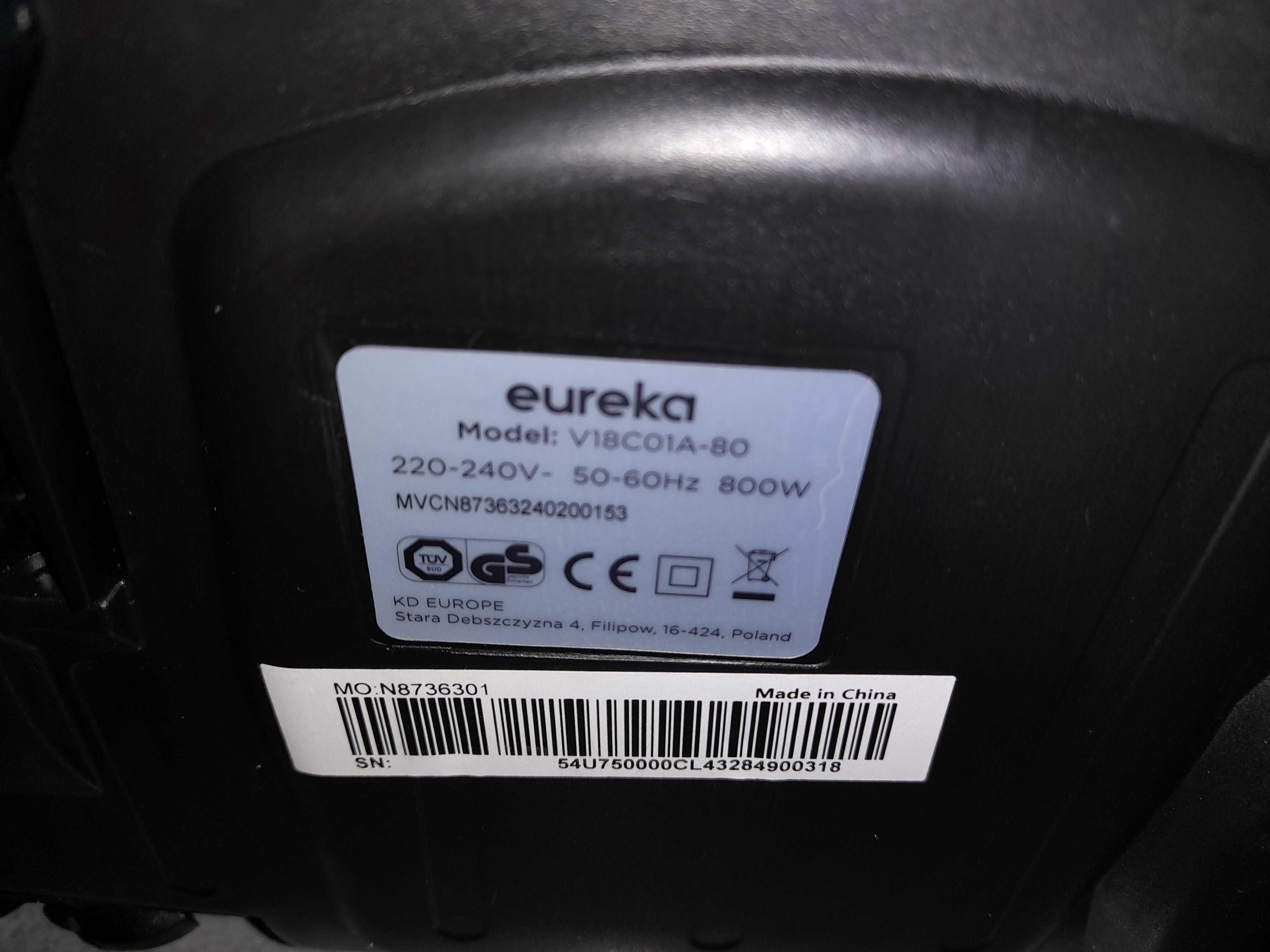 EUREKA Apollo-800 W, odkurzacz podłogowy, zielony, 800 W