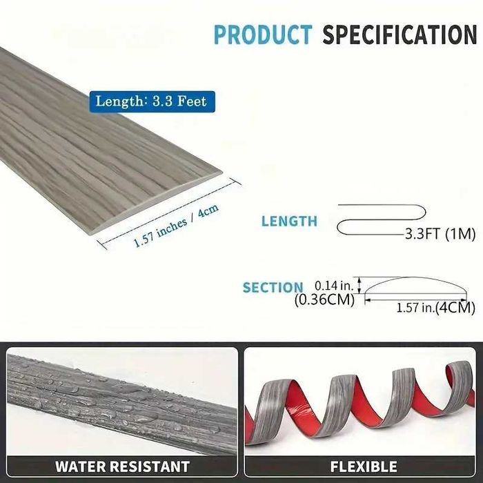 Самоклеюча смуга для підлоги з ефектом деревини