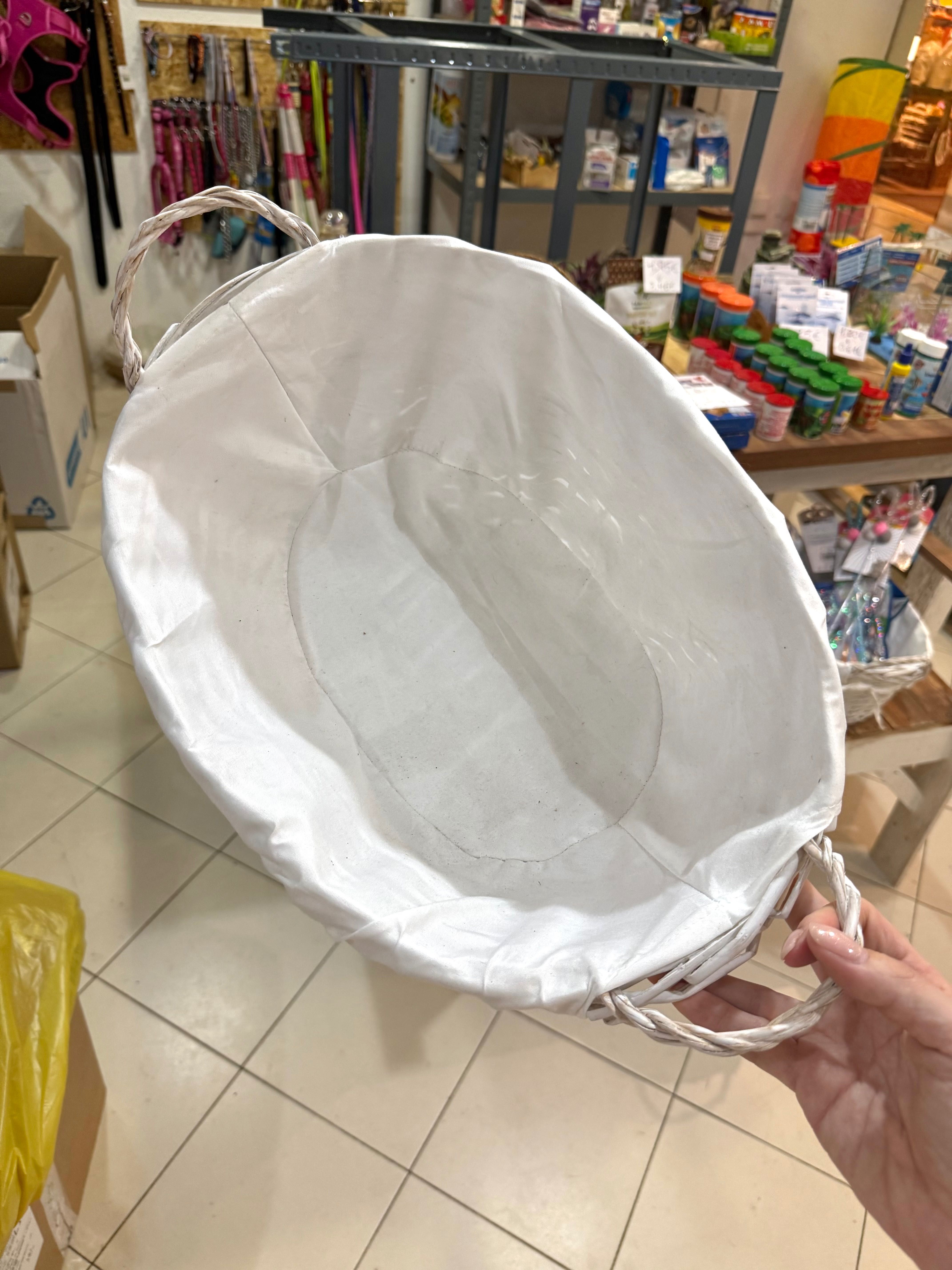 Cesto verga branco