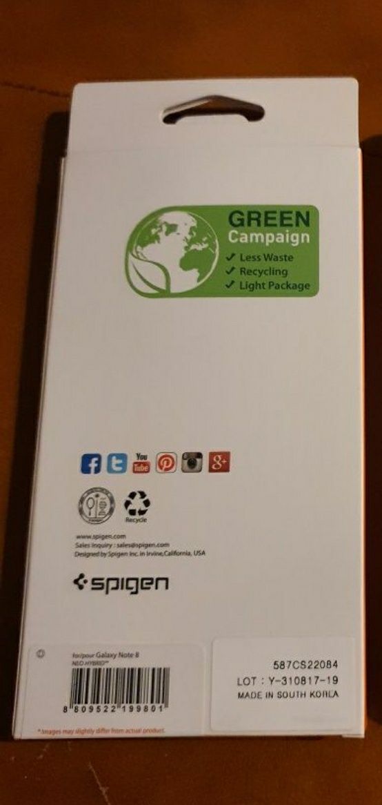 Etui samsung note 8 spigen neo hybrid.