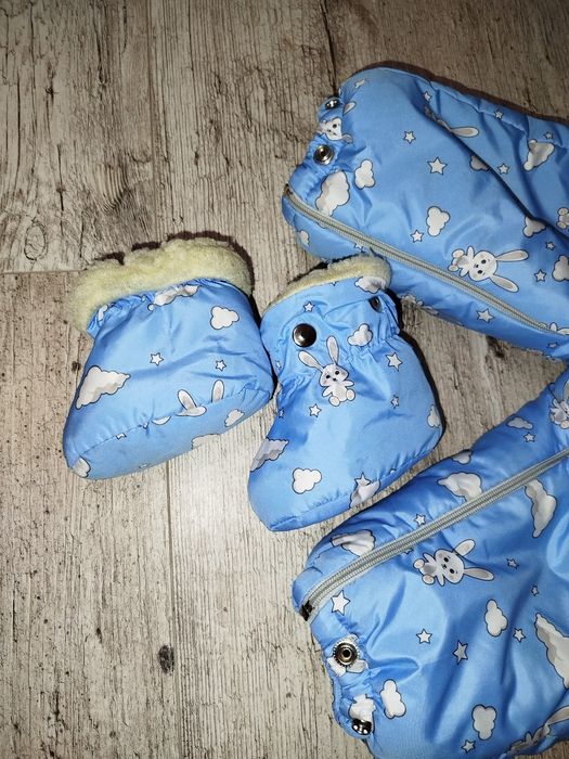 Зимовий комбінезон - трансформер для малюка, від 0 до 1.5 років