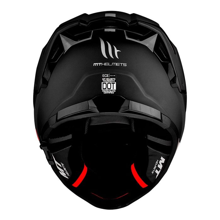 Мото шолом MT helmets thunder 4 sv matt Black іспанський шлем чорний