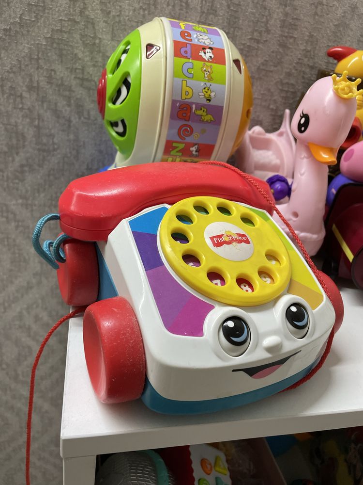 Телефон каталка fisher price