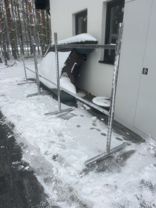 Regal stojak ubraniowy Chromowany Mega cena Zapraszam