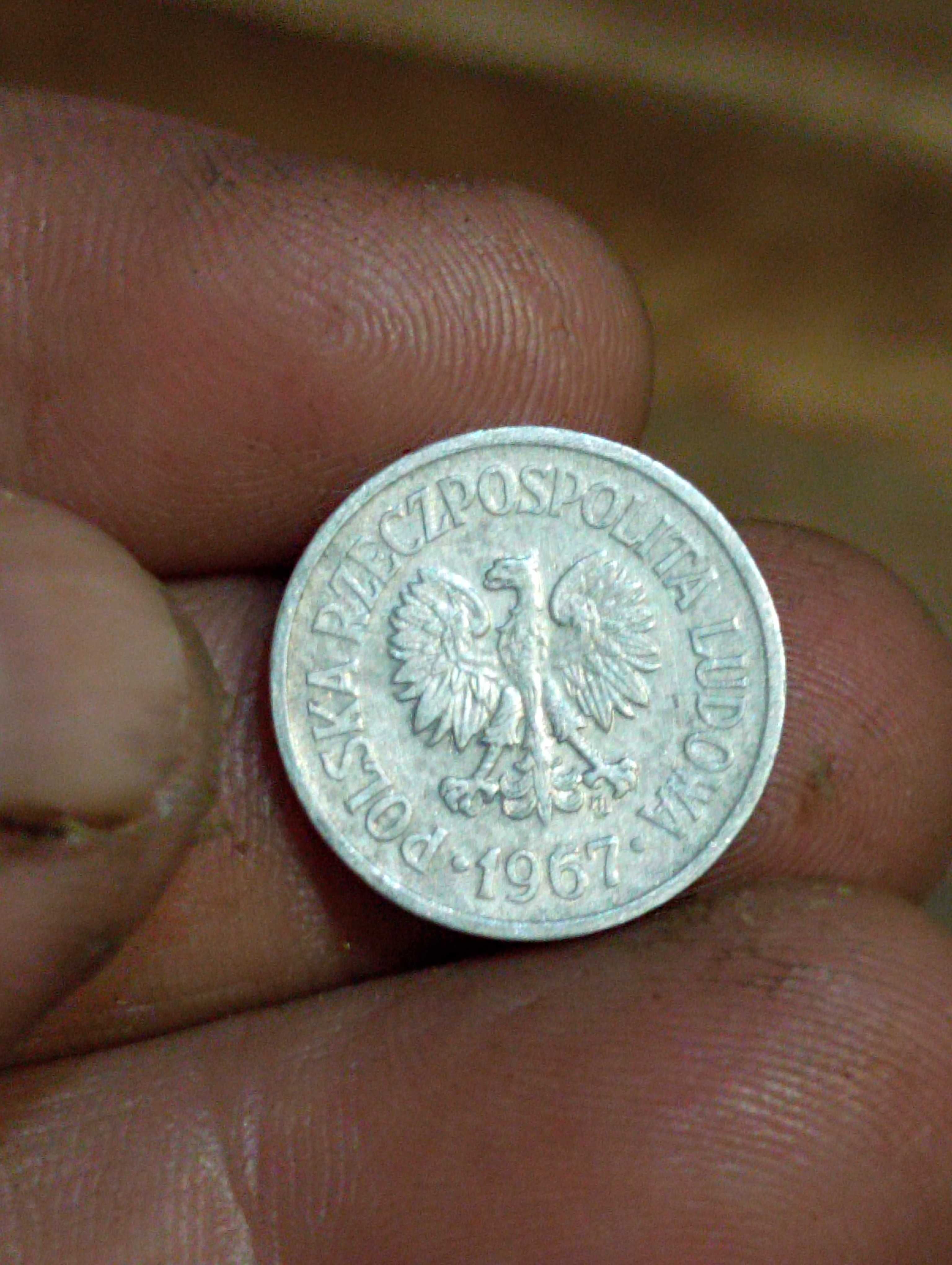 Moneta druga 10 groszy 1967 rok