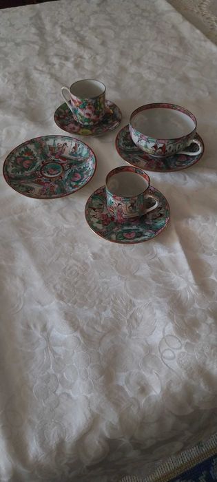 Chávenas de porcelana chinesa