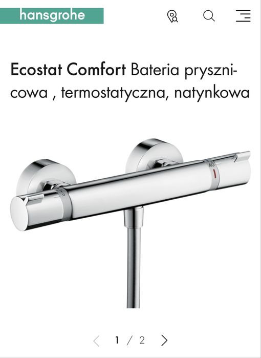 Bateria prysznicowa hansgrohe