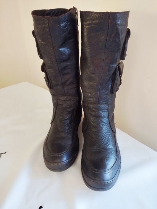 Жіночі чоботи з натуральної шкіри (зима).