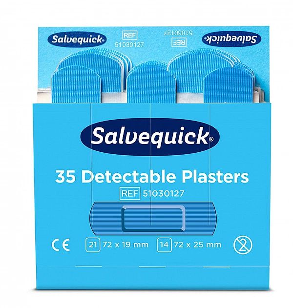 Plastry wykrywalne Cederroth Salvequick, 35 szt.