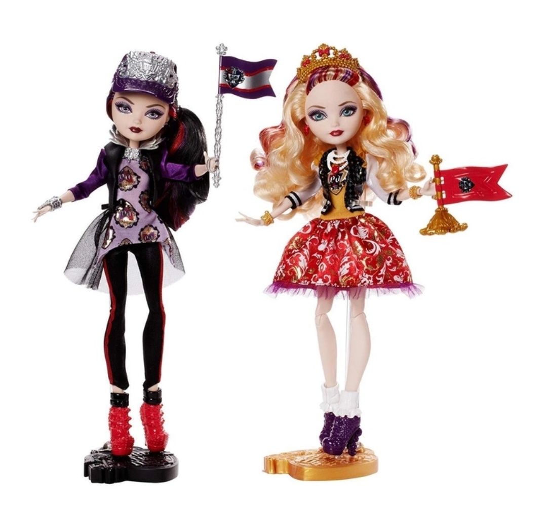 Куклы Эвер Афтер Хай Эппл и Рейвен Школьный дух Ever After High School