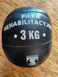skórzana piłka lekarska rehabilitacyjna 3 kg Polsport