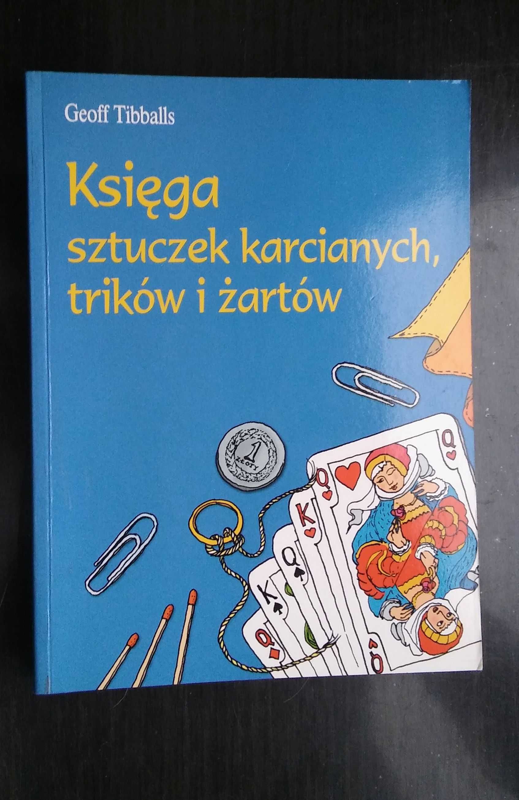 Księga sztuczek karcianych trików i żartów + Zagadki Czarodziejów