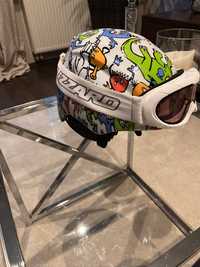 Kask SMITH 53-58 i gogle BLIZZARD junior