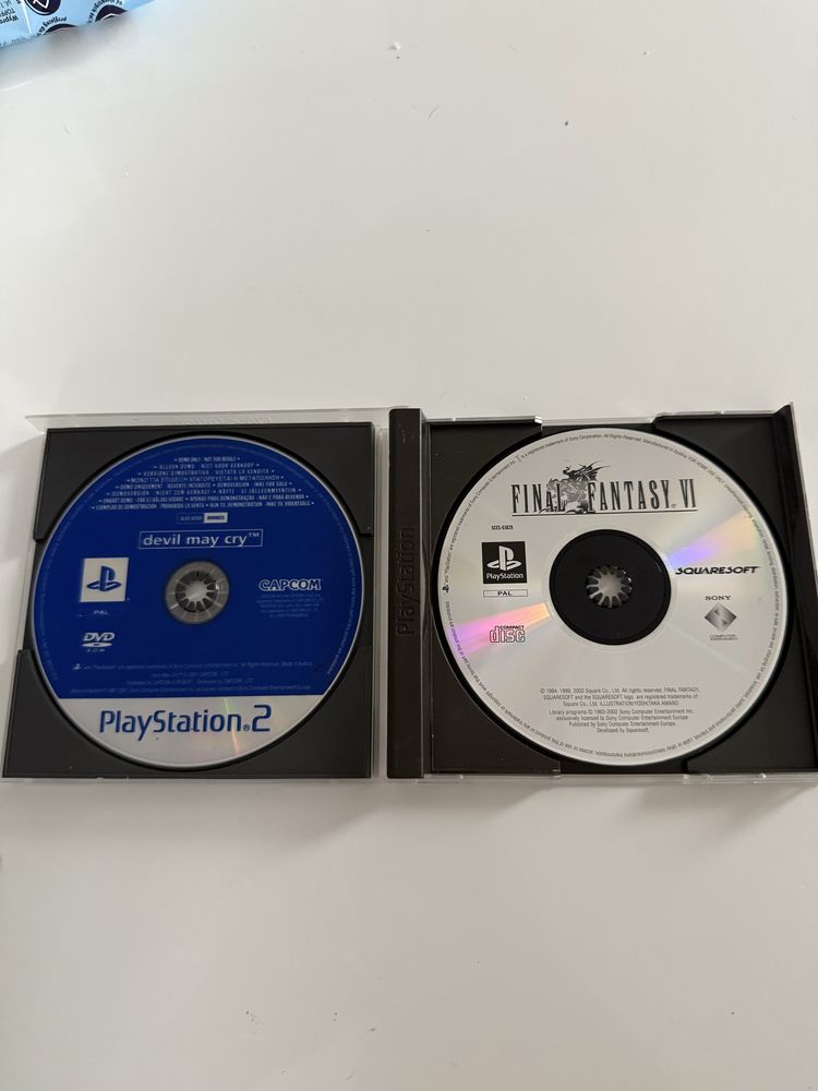 Final Fantasy VI Ps1 Devil May Cry Ps2 Oryginalne gry Kolekcjonerski