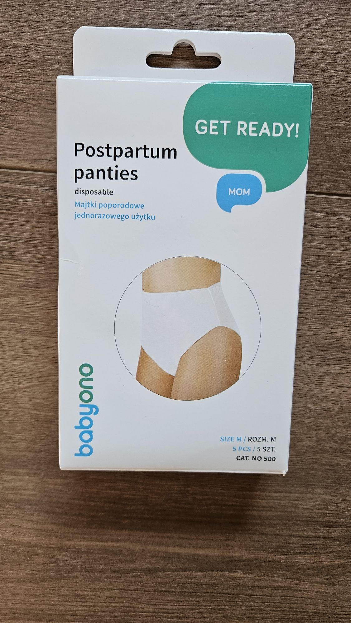 BABYONO majtki figi poporodowe jednorazowe 5 szt. Rozmiar M