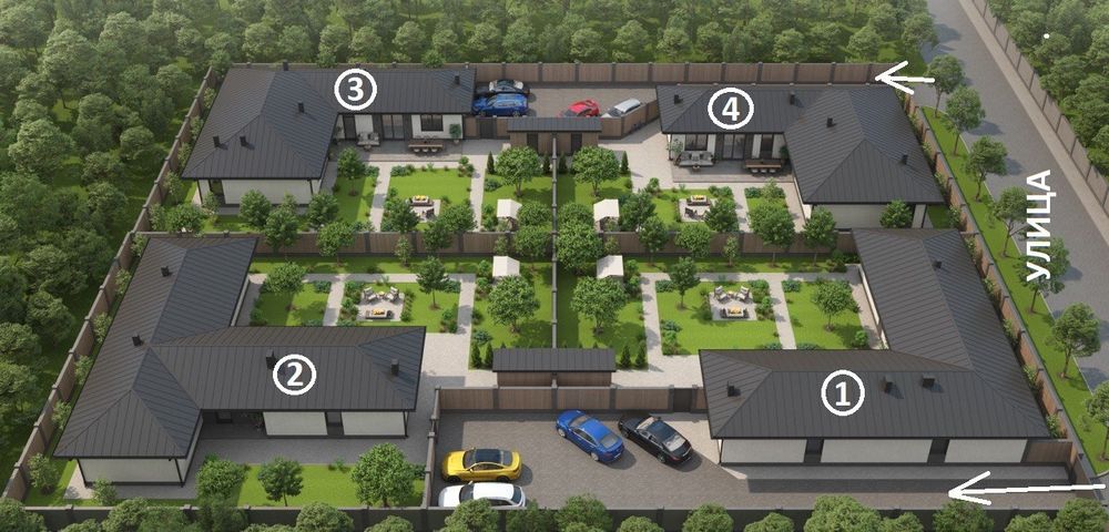 Высокий-Одноэтажный. несколько семей. закрытый мини клуб