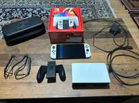 Konsola Nintendo SWITCH OLED pełny zestaw na gwarancji! +128gb karta
