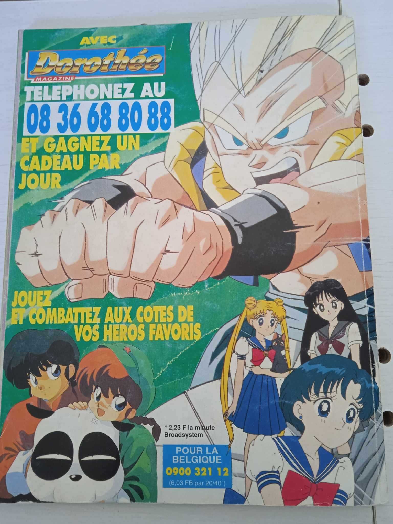 Revista Dorothee Edição Especial Dragon Ball Z