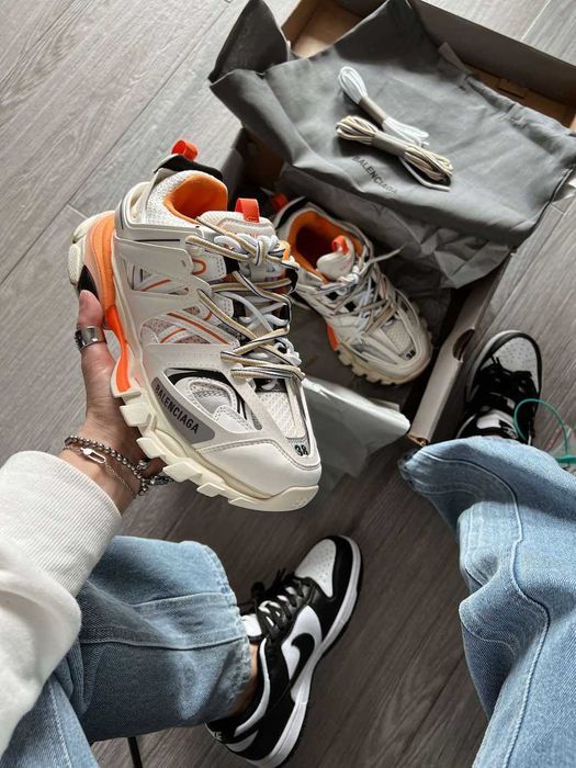 Кросівки Balenciaga Track 3.0 Premium White Orange