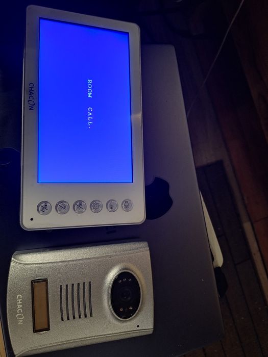 Kit videoporteiro ChaCon 7" 2H slim cinza