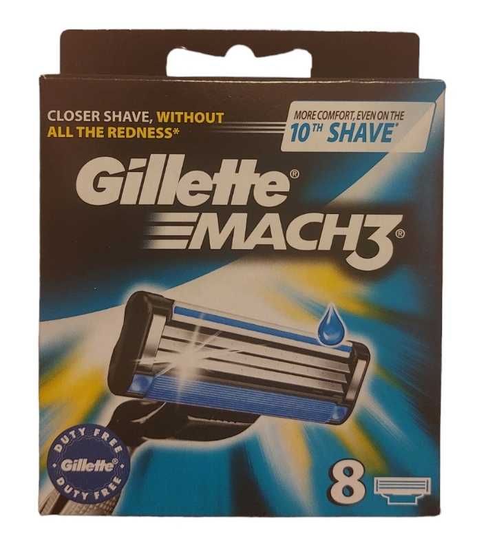 Змінні касети для гоління Gillette Mach3