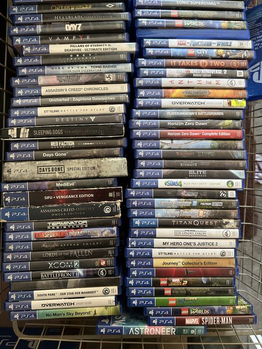 Super gry na Ps4 slim Pro Ps5 Playstation dla dzieci 18+ różne 2 osob