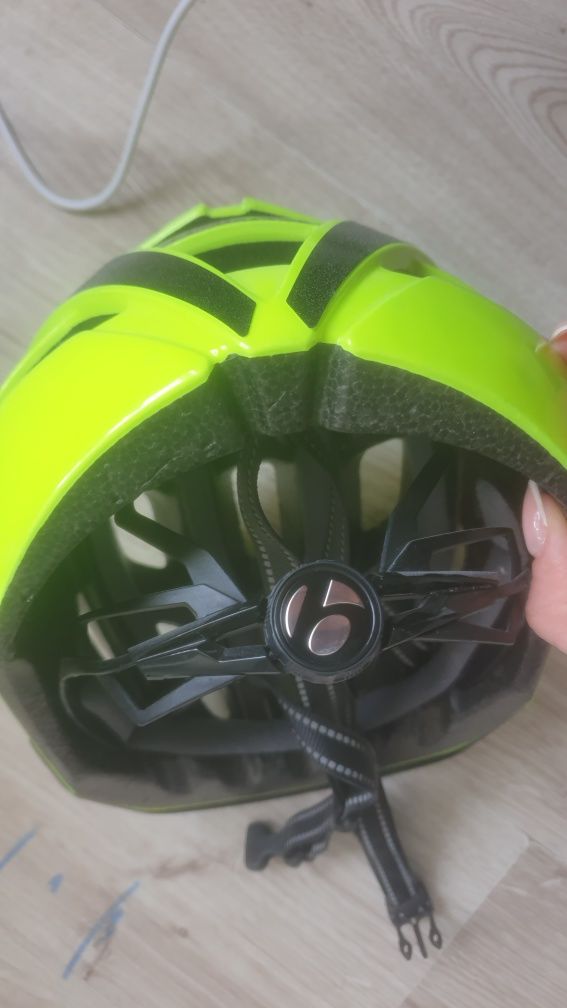 Kask dzieci neon