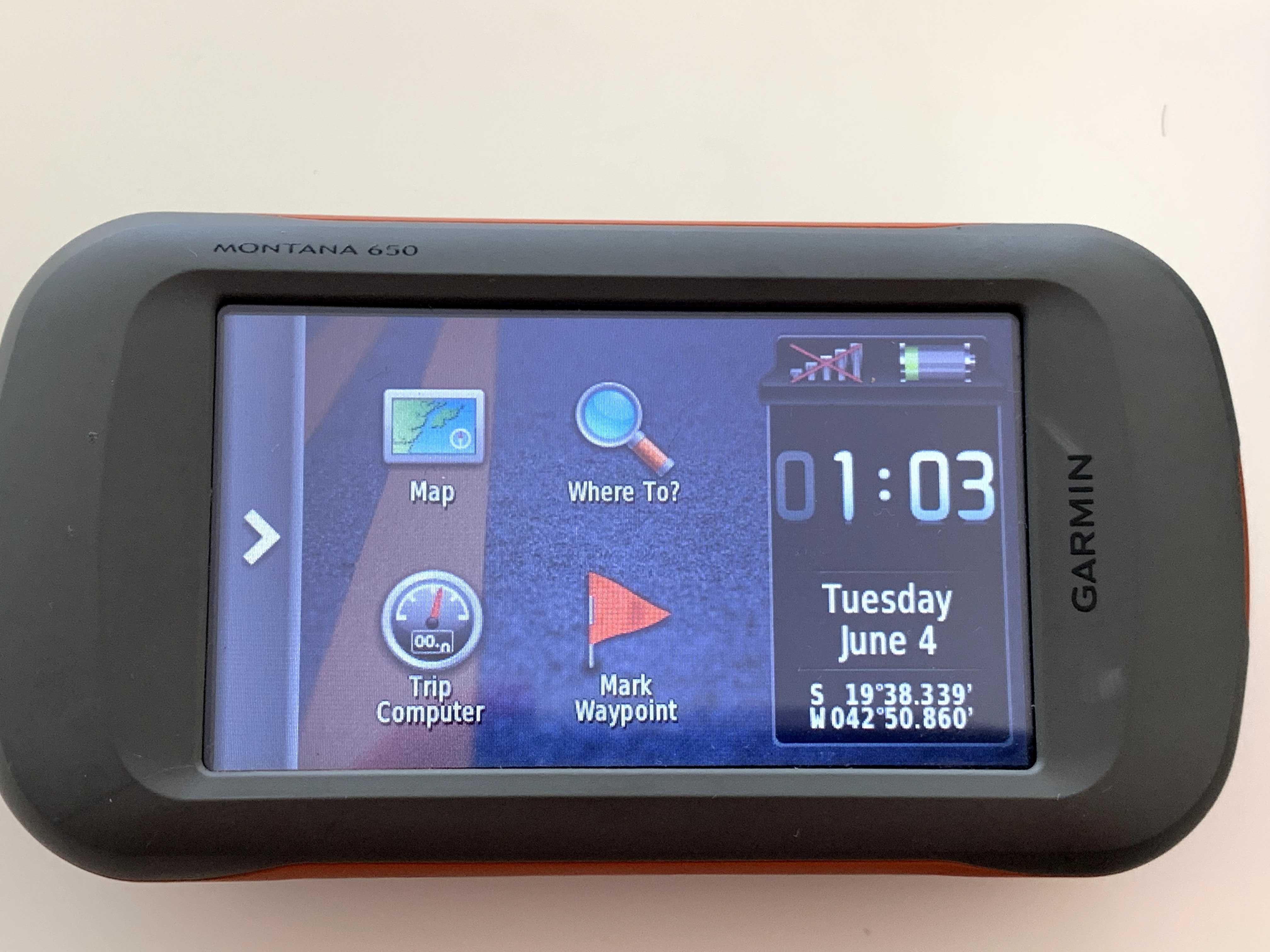 Garmin Montana 650 c/acessórios