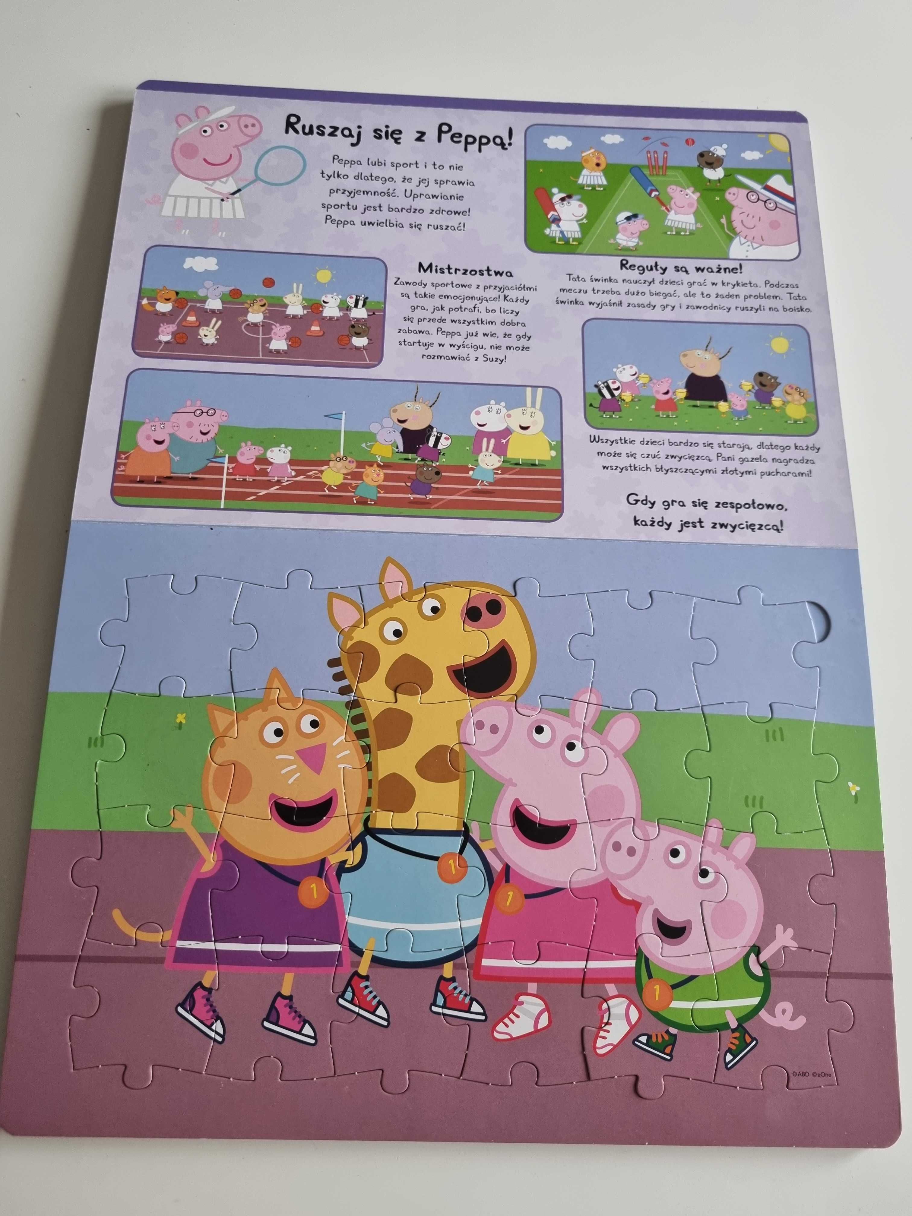 Książeczka puzzle Świnka Peppa