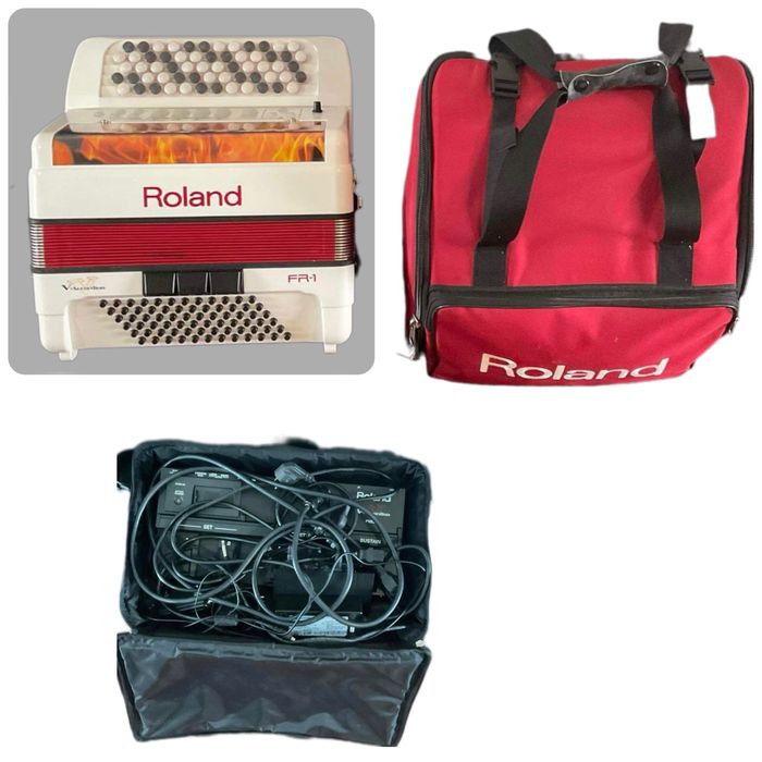 Vende acordeão ELKA, acordeão ROLAND FR-1, trompete YAMAHA