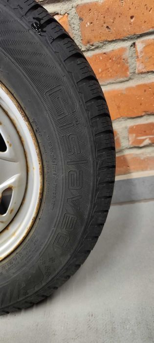 Koła zimowe 155/80 R13 Gislaved + felgi 4x98 Fiat (komplet 4 szt.)