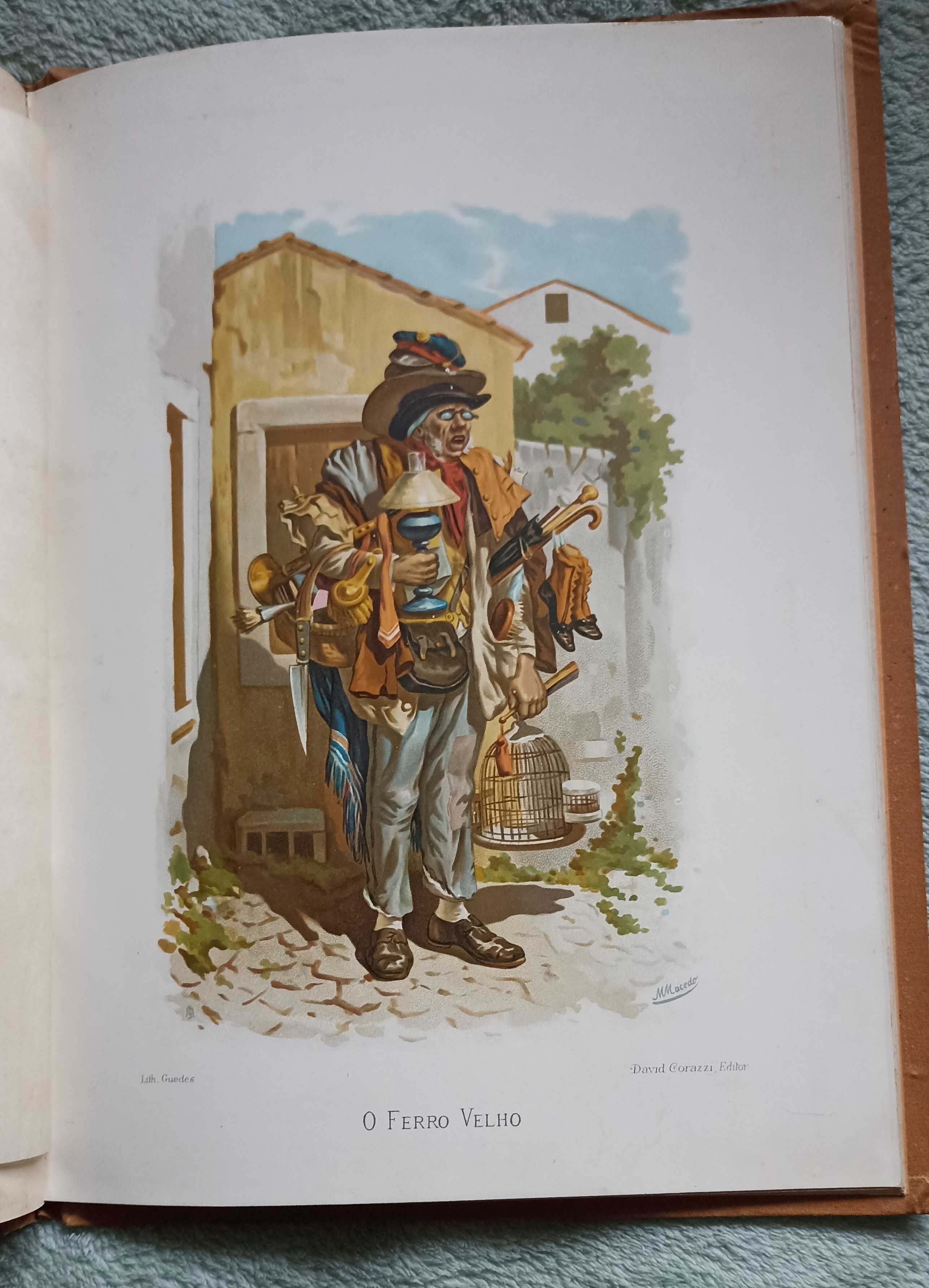 Album de Costumes Portuguezes (Prospecto peça de colecionador de 1888)