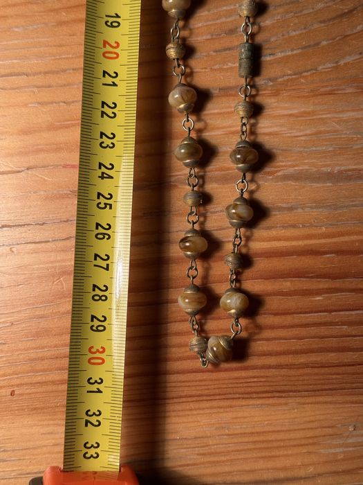 Korale z kamienia naturalnego ręcznie robione