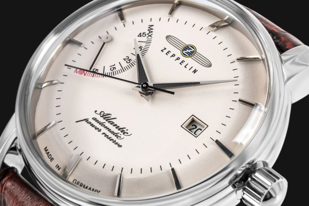 zegarek męski zeppelin atlantic automatic power reserve  8462-5 + box