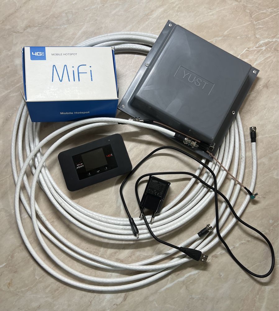 Комплект 4G LTE Wi-Fi роутер Netgear AC791L+Антена MiMo 2*17дб