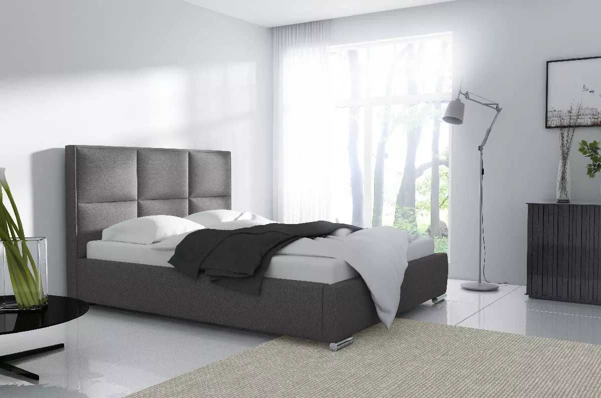 Łóżko tapicerowane MEDIOLAN 120x200 z pojemnikiem Monolith92 Premium *