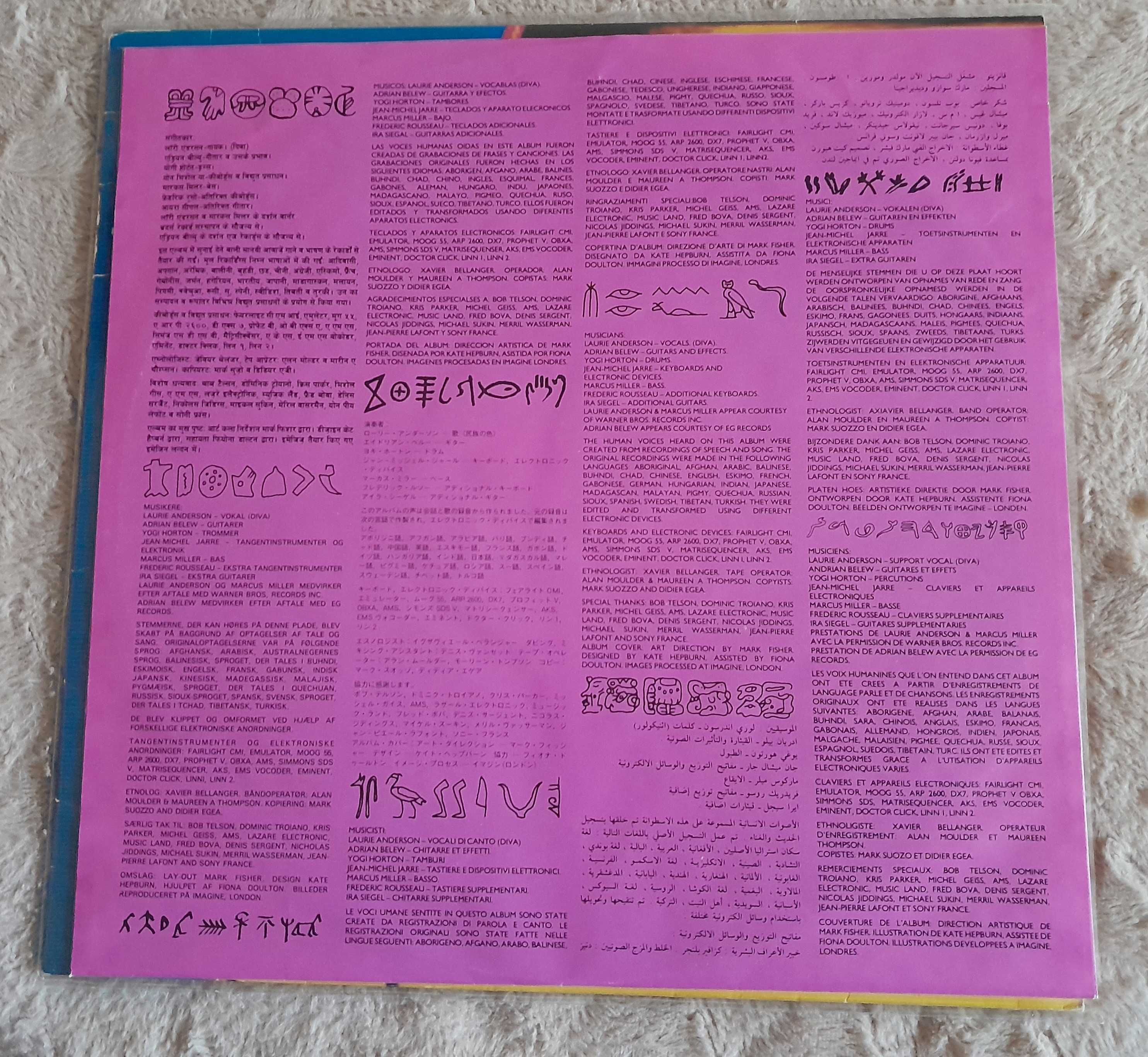 JEAN MICHEL JARRE - Zoolook LP / Winyl.