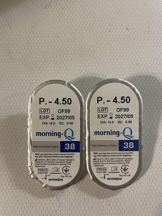 Контактні лінзи Morning 38