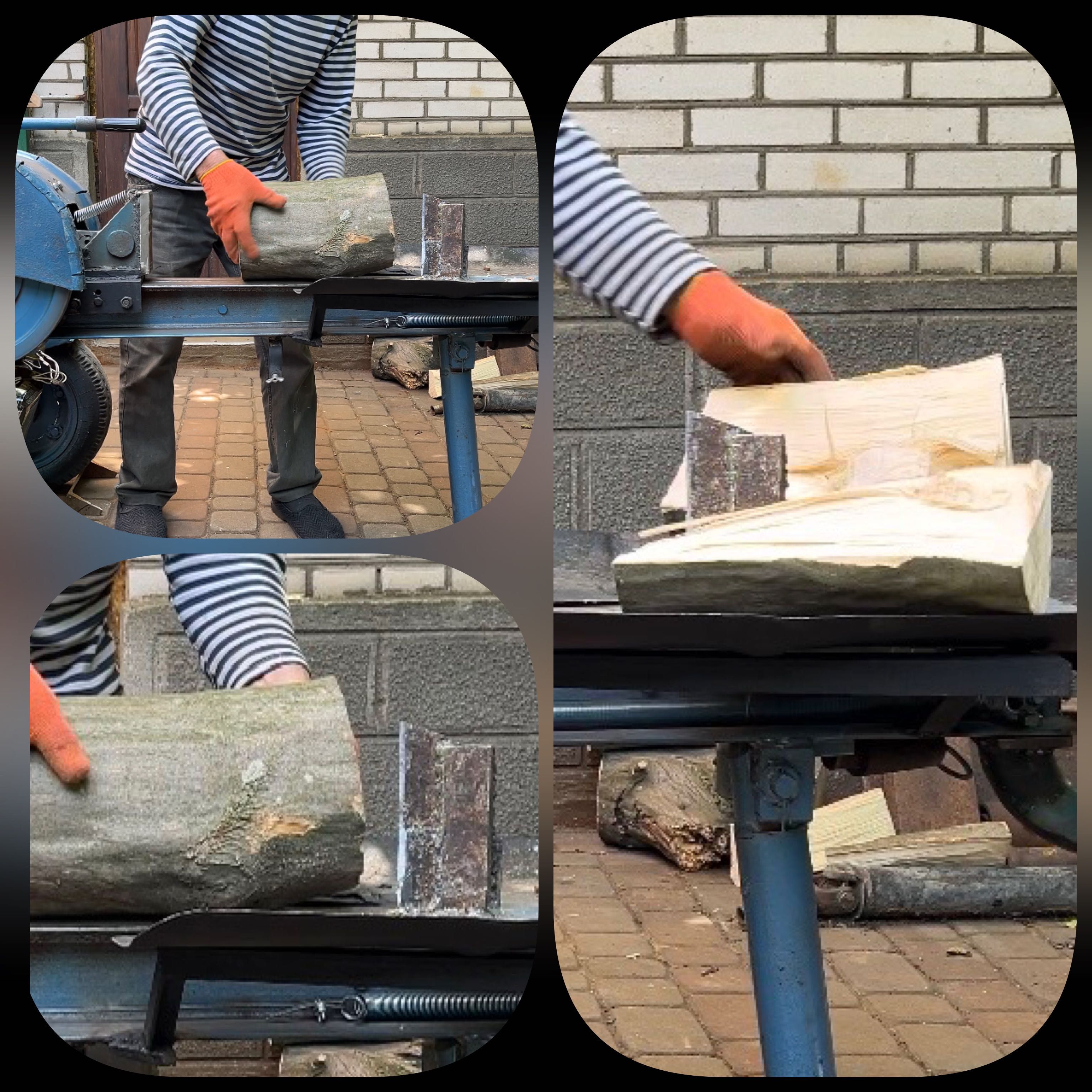 Дровокол рейковий 2 в 1