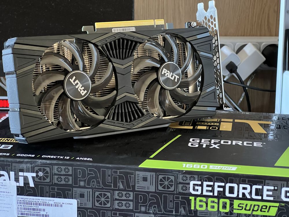 Відеокарта Palit GTX 1660 super 6gb