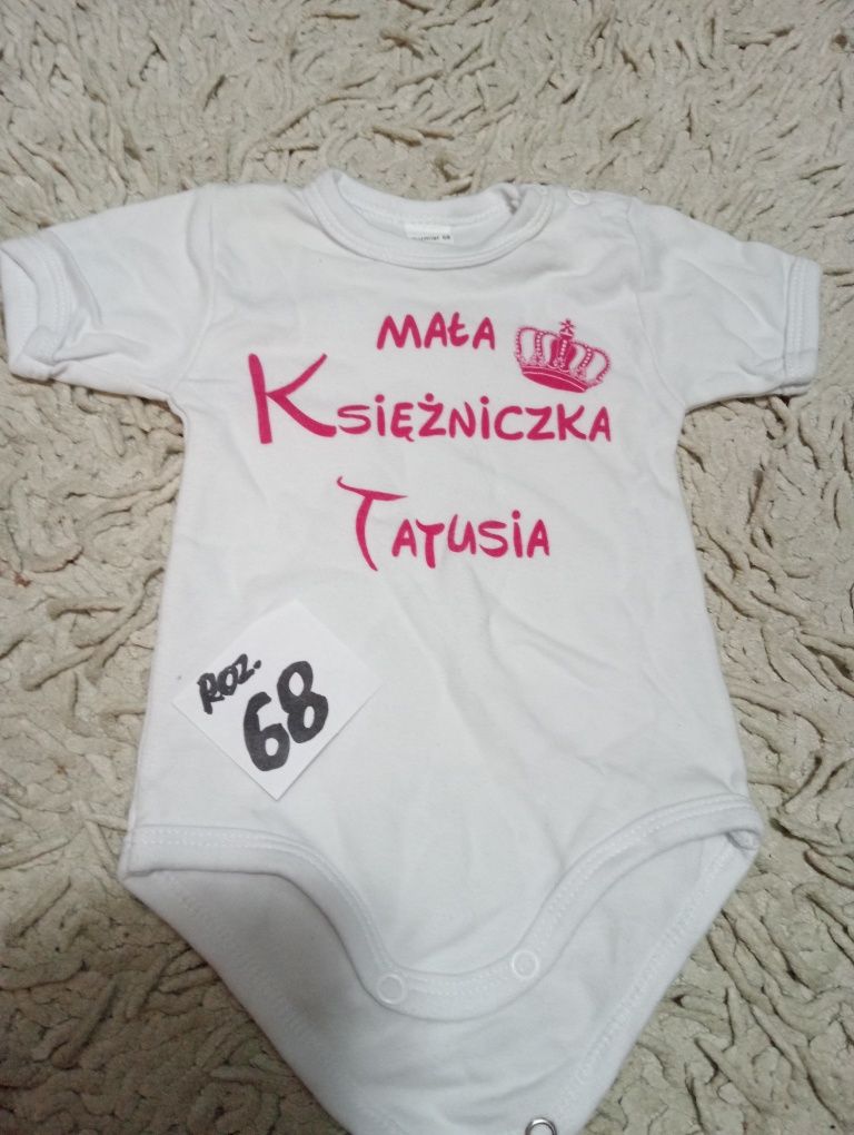 2 szt body dziewczęce roz.68.stan idealny