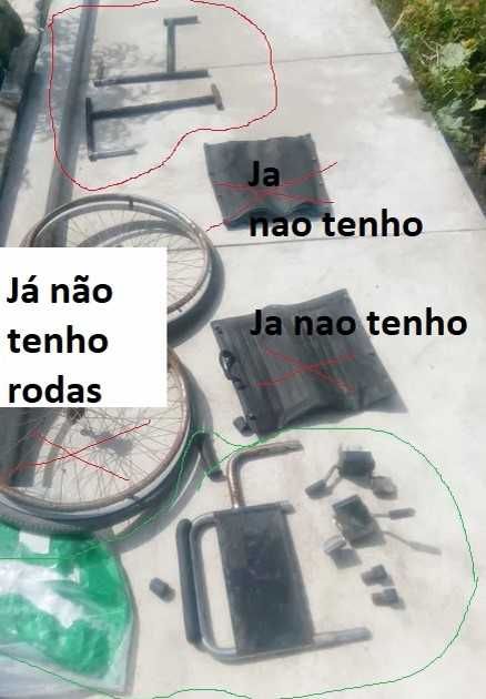 Peças cadeira de rodas