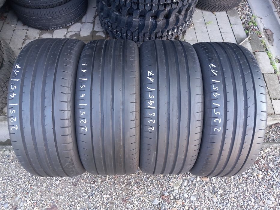 4x Opony Używane Letnie 225/45R17 Dębica