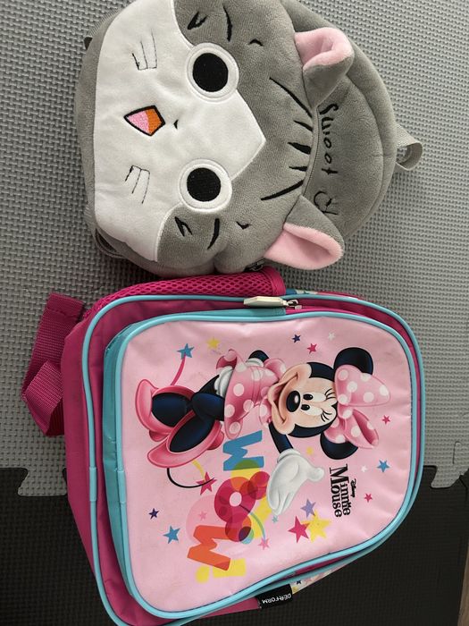 Zestaw plecaczków do przedszkola dla dziewczynki