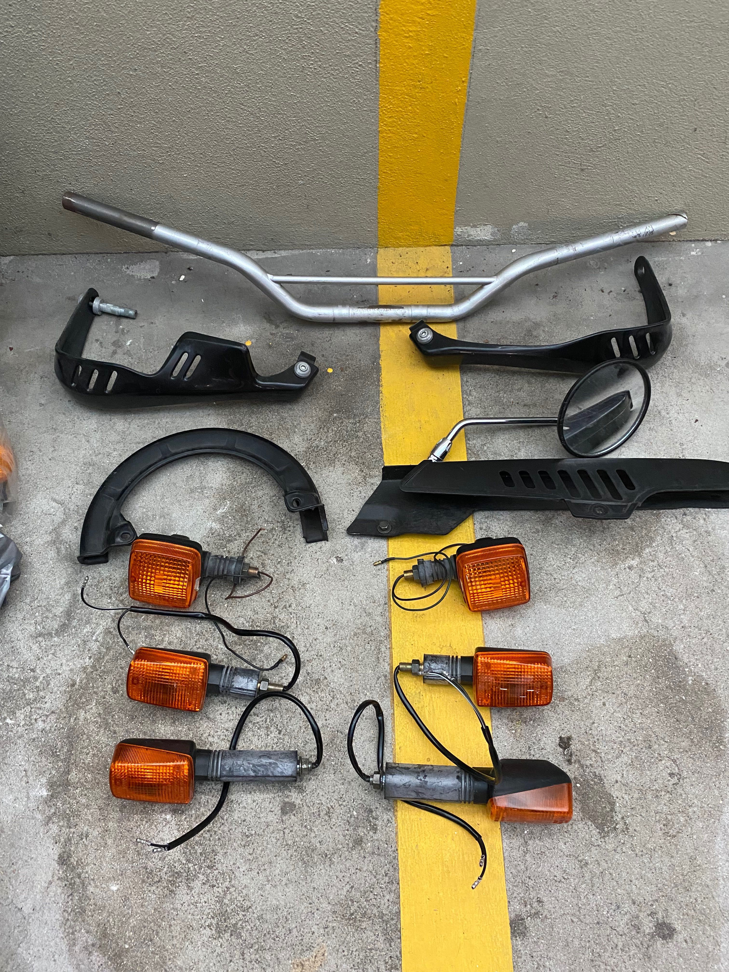 Peças originais Yamaha DTR125 + Suzuki GS500E