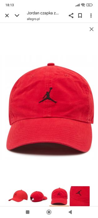 Czapka z daszkiem Jordan